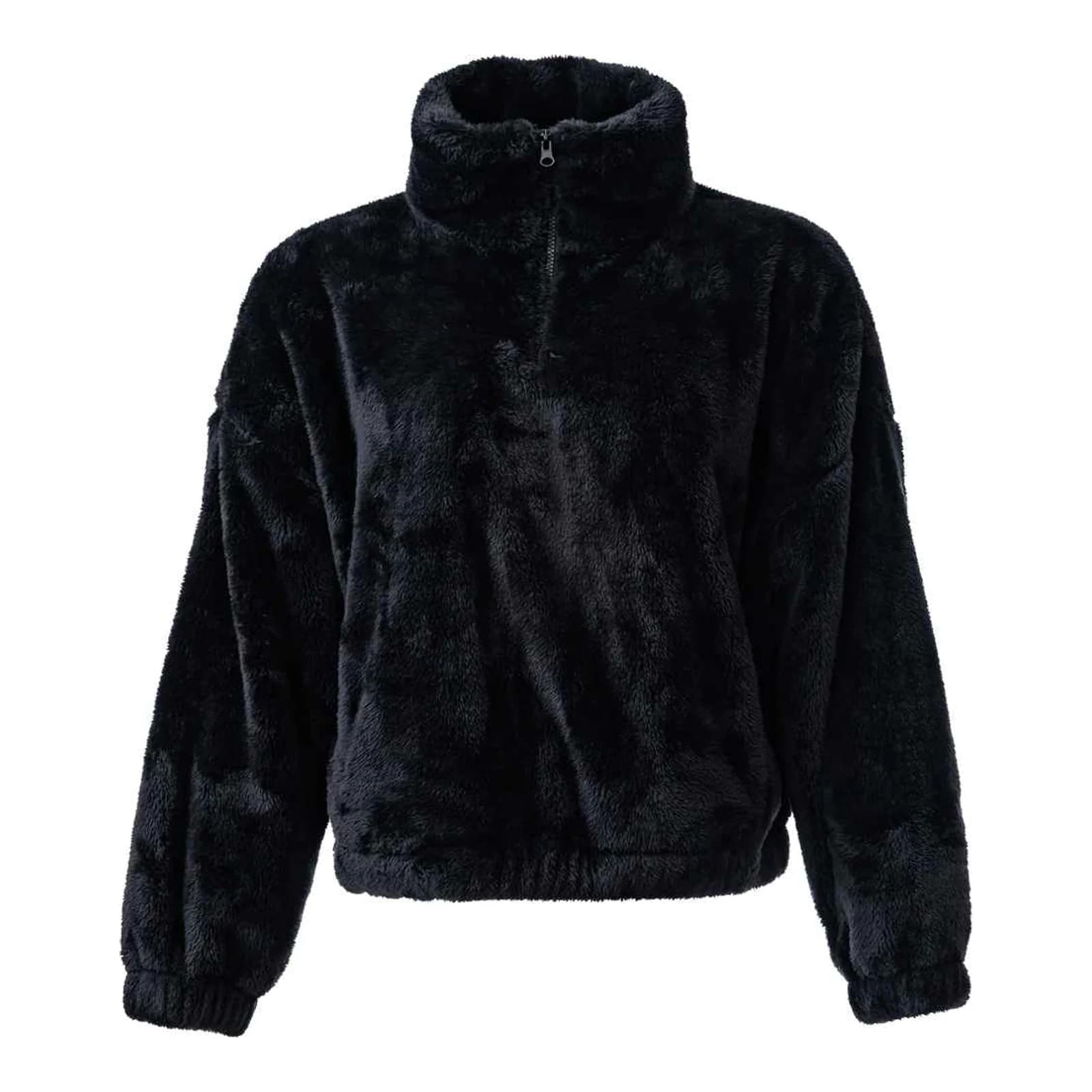Brand Lab Ladies Fluffy 1/4 Zip Fleece