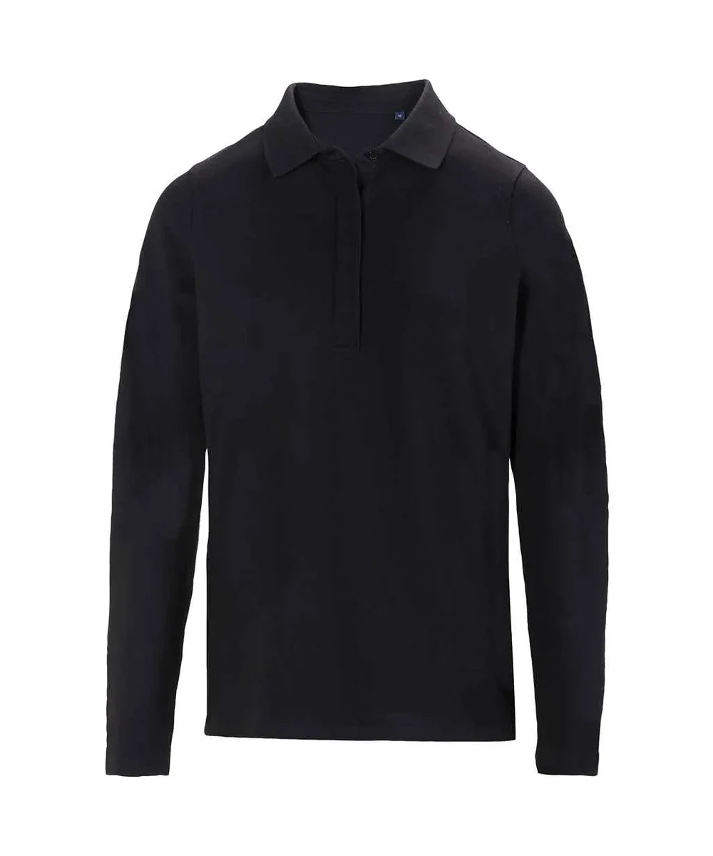 Neoblu Ladies Owen Long Sleeve Piqué Polo Shirt
