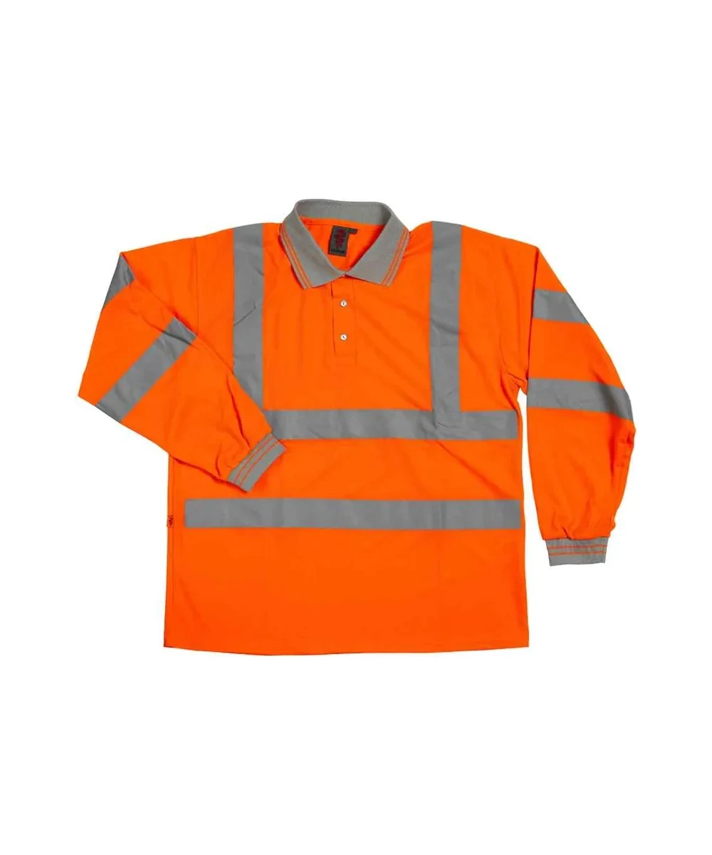 Warrior Hi-Vis Long Sleeve Polo Shirt