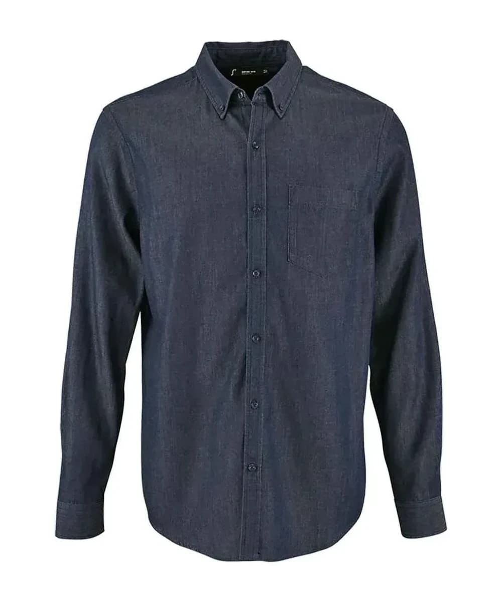 Sol's Barry Long Sleeve Denim Shirt