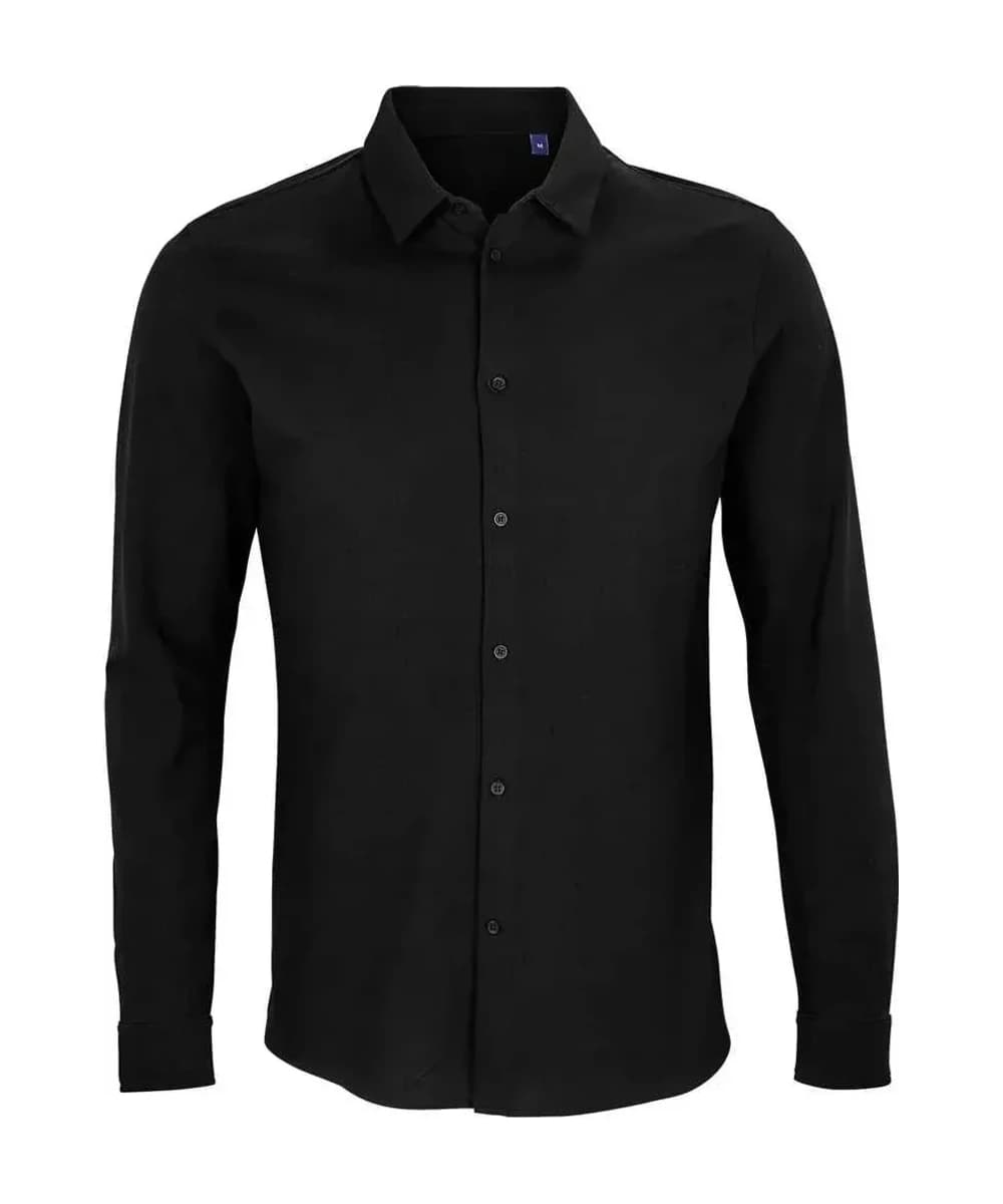 Neoblu Basile Organic Cotton Long Sleeve Piqué Shirt