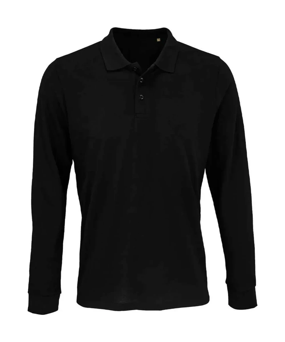 Sol's Unisex Prime Long Sleeve Piqué Polo Shirt