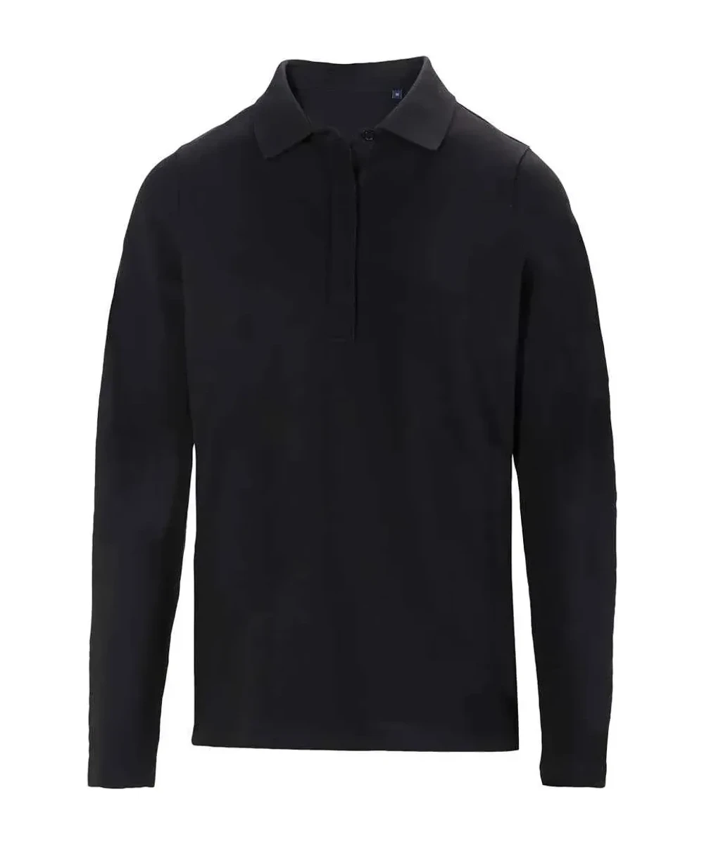 Neoblu Ladies Owen Long Sleeve Piqué Polo Shirt