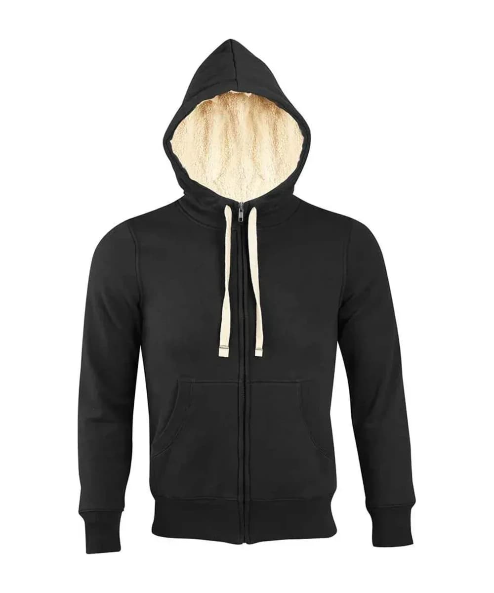 Sol's Unisex Sherpa Hooded Jacket