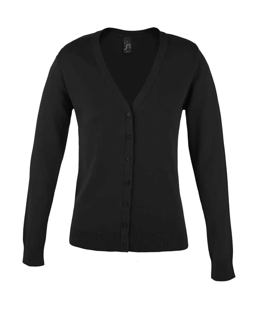 Sol's Ladies Golden Cotton Acrylic V Neck Cardigan