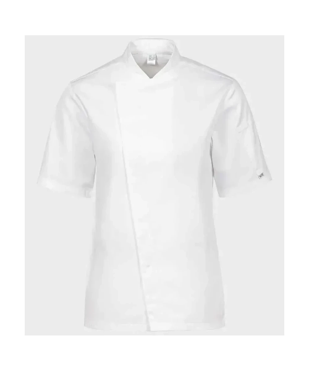Adc Short Sleeve Asymmetric Chef's Jacket