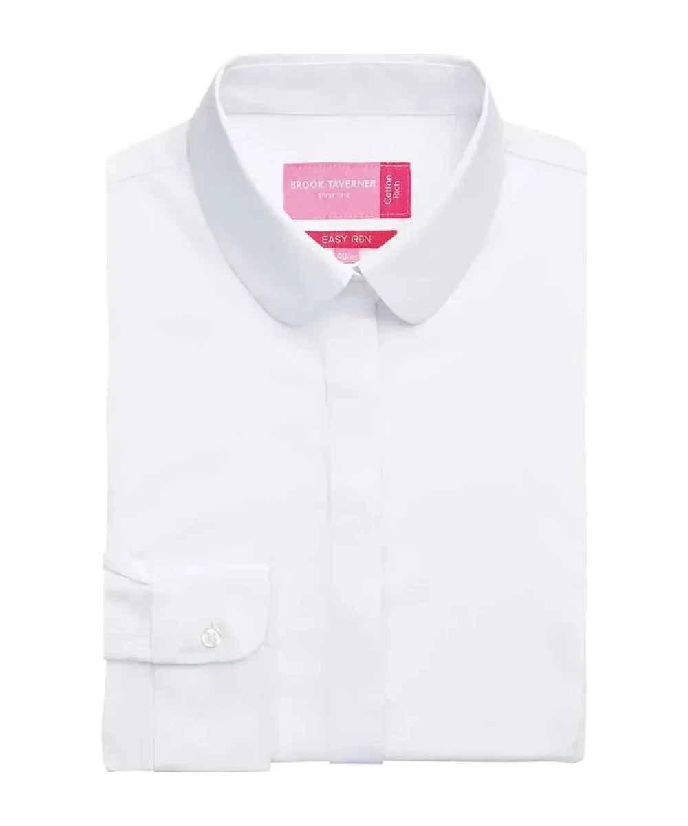 Brook Taverner Ladies Trevi Long Sleeve Poplin Shirt