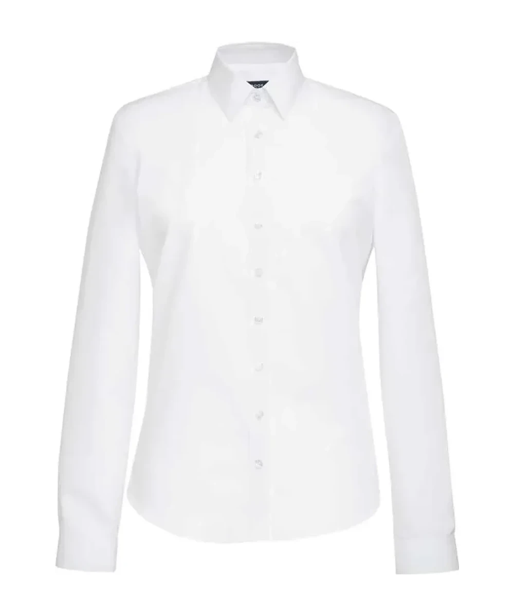 Brook Taverner Ladies Selene Long Sleeve Poplin Shirt