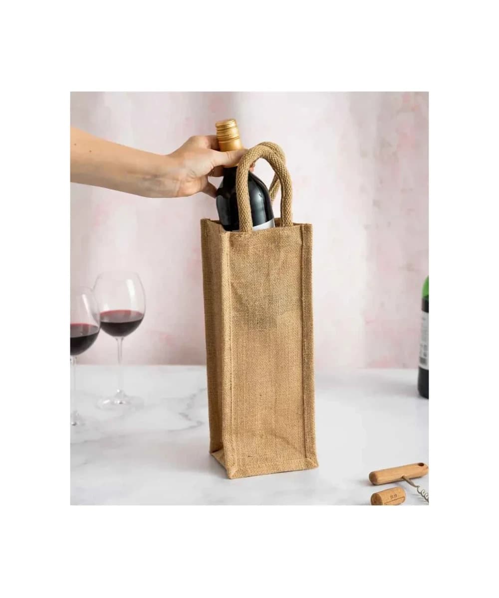Brand Lab Jute Bottle Bag