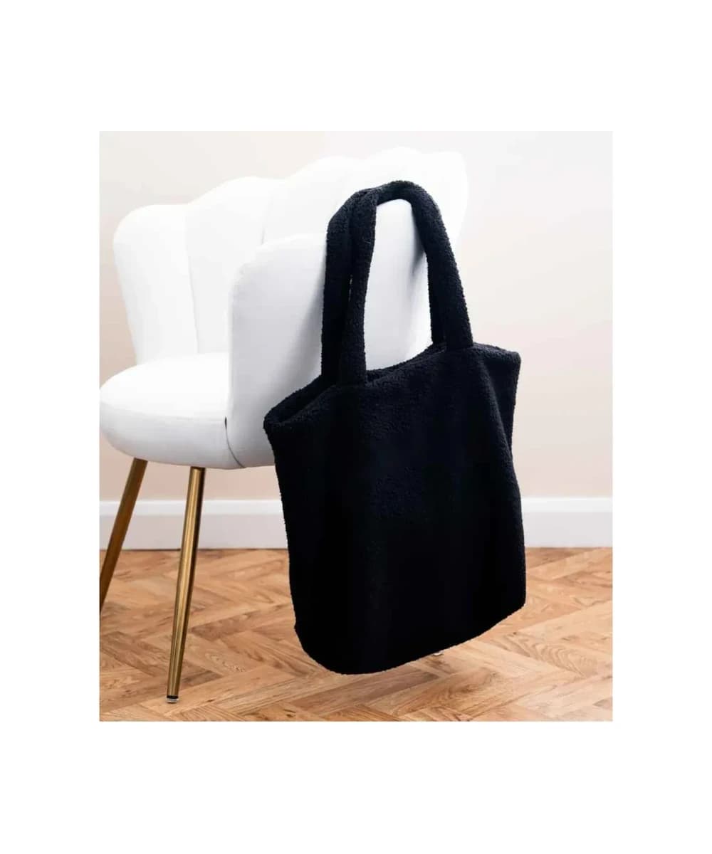 Brand Lab Borg Fleece Shopper Tote Bag