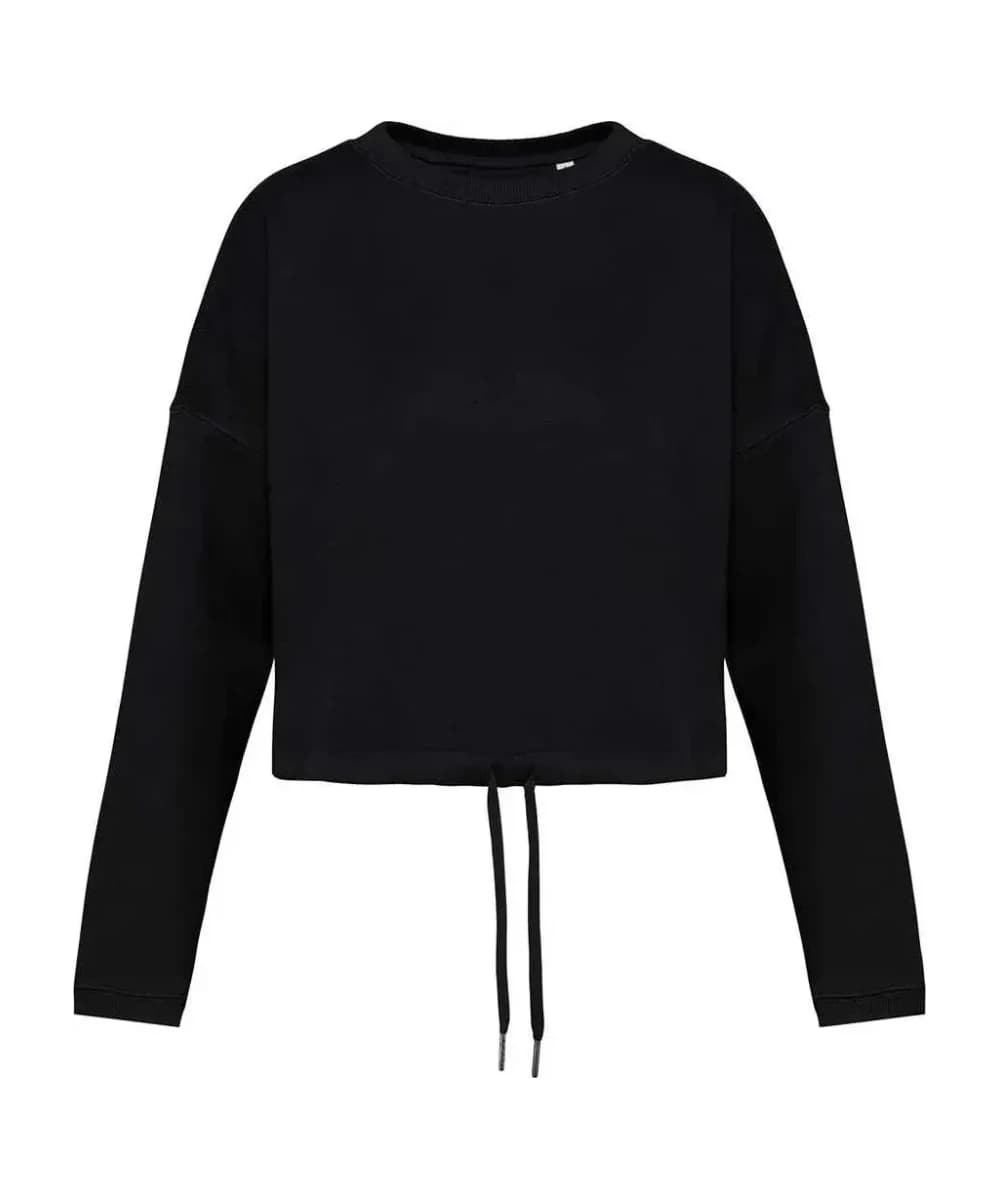 Native Spirit Ladies Oversized Cropped Sweatshirt