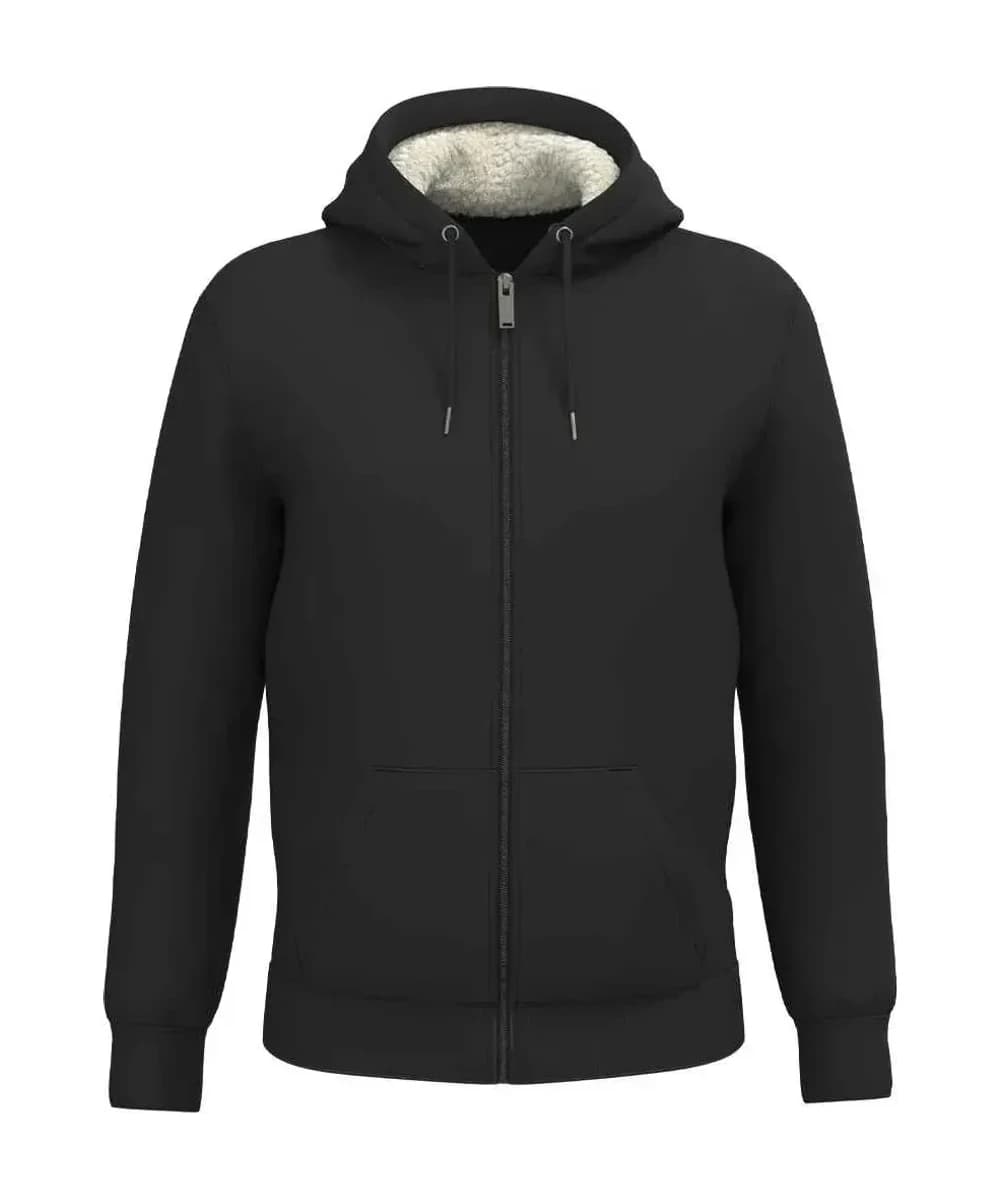 Native Spirit Unisex Sherpa Lined Full Zip Sweatshirt