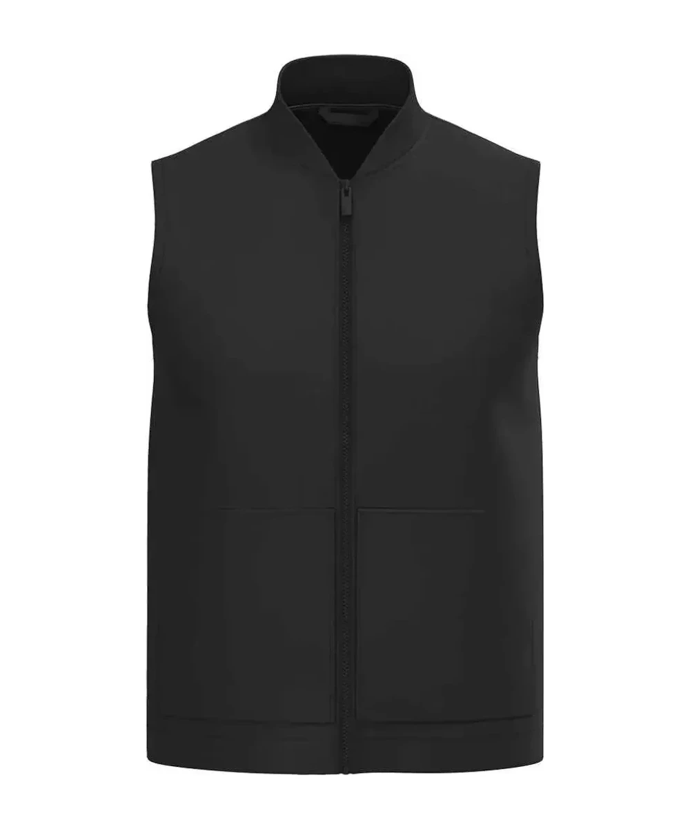 Native Spirit Unisex Twill Bodywarmer With Varsity Collar