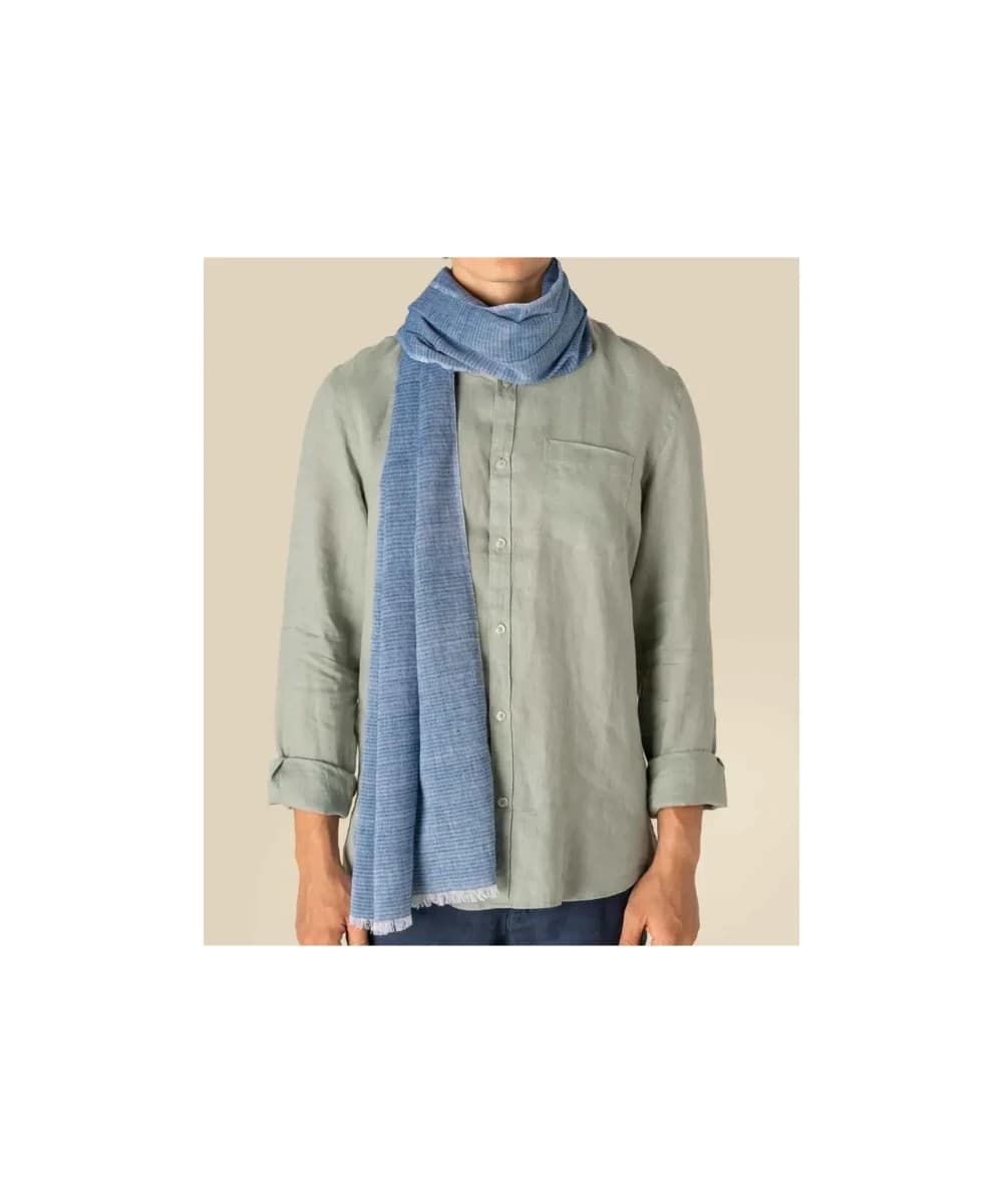 Spasso Blue Lines Scarf