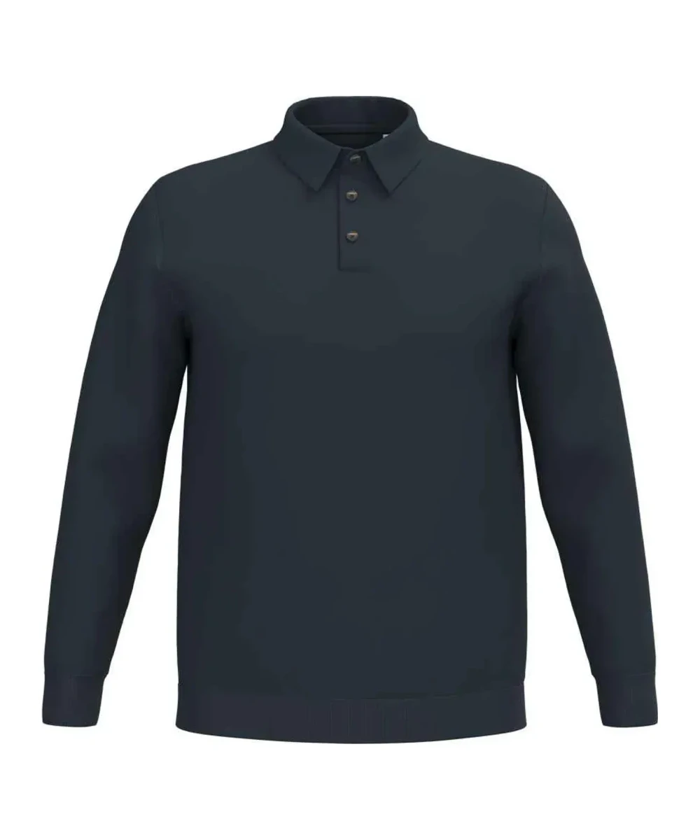 Spasso Knitted Long Sleeve Polo Shirt
