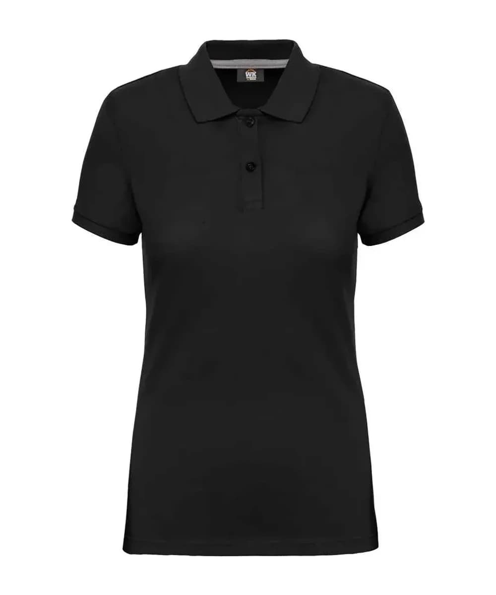 Wk Designed To Work Ladies Anti-Bacterial Piqué Polo Shirt