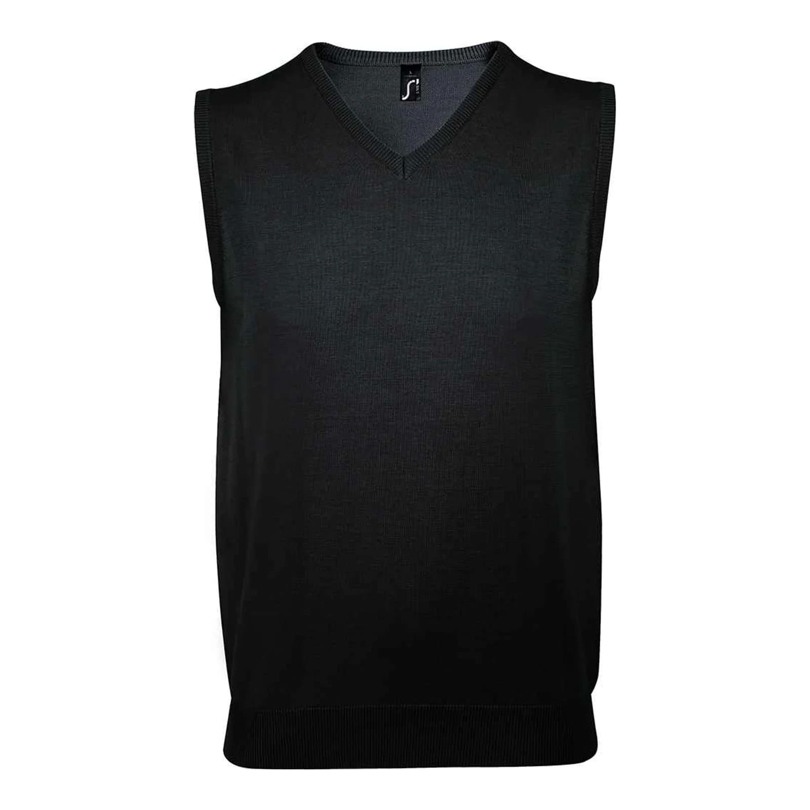 Sol's Unisex Gentlemen Sleeveless Cotton Acrylic V Neck Sweater