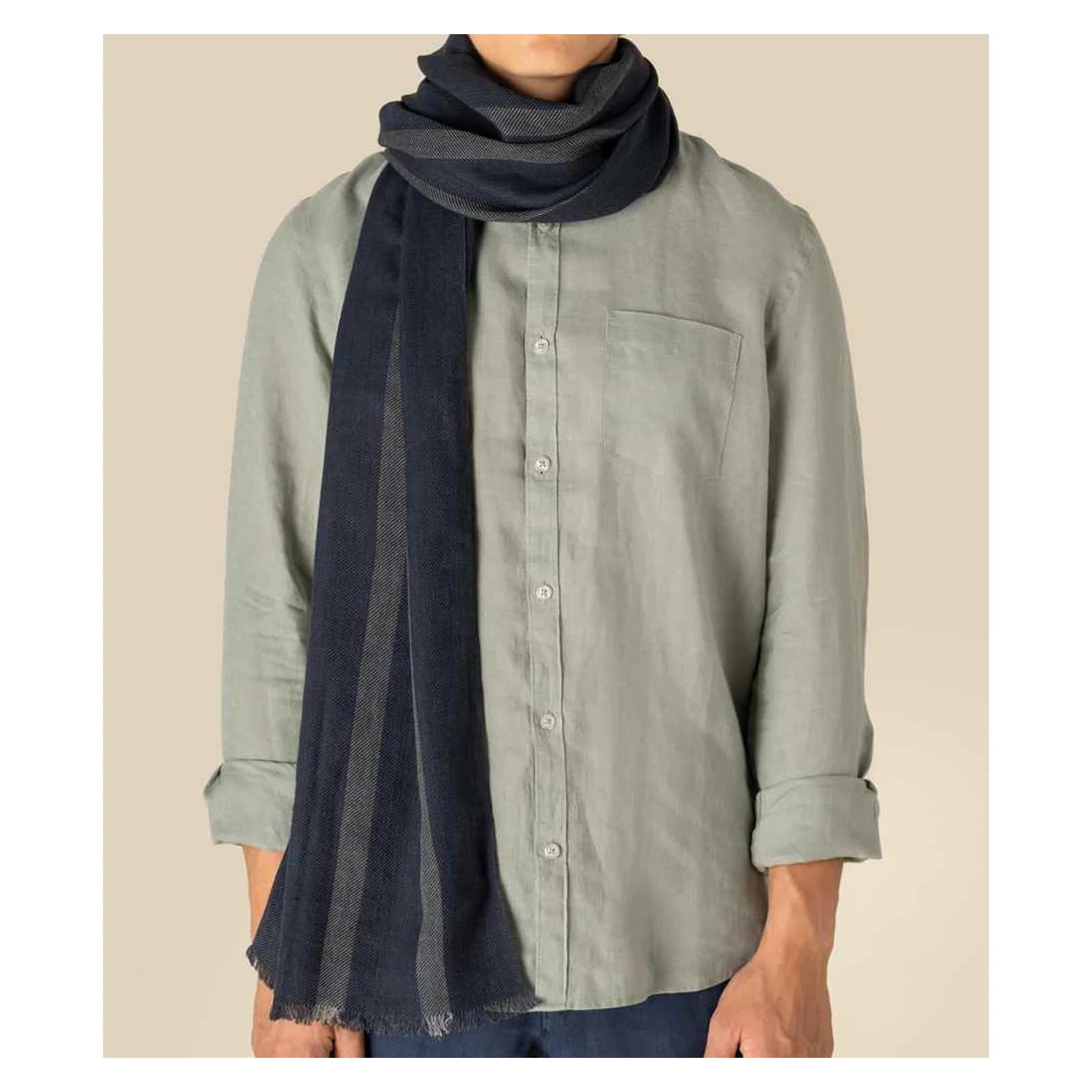 Spasso Twill Striped Scarf