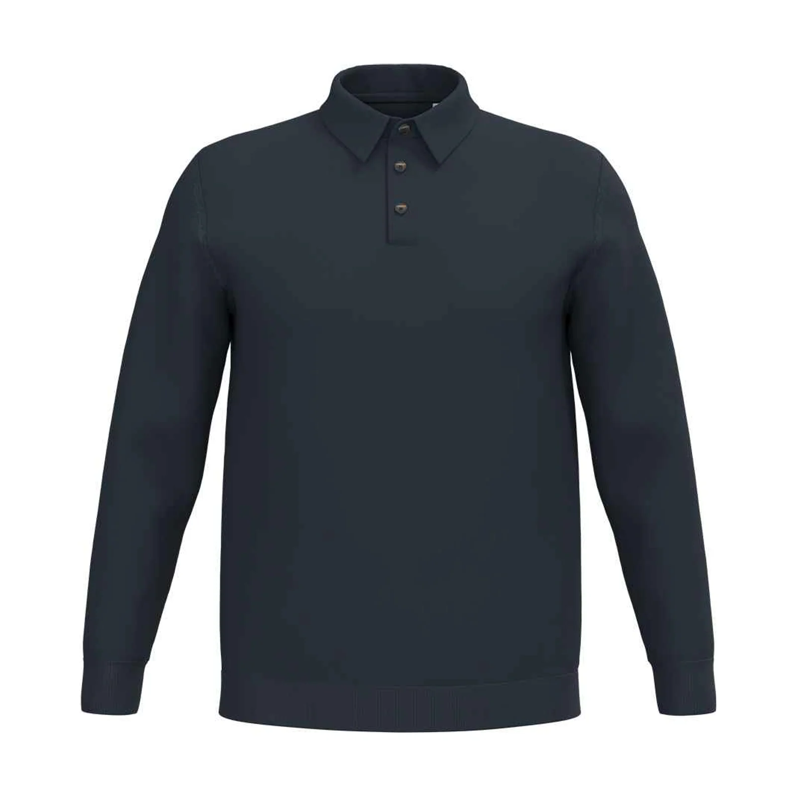 Spasso Knitted Long Sleeve Polo Shirt