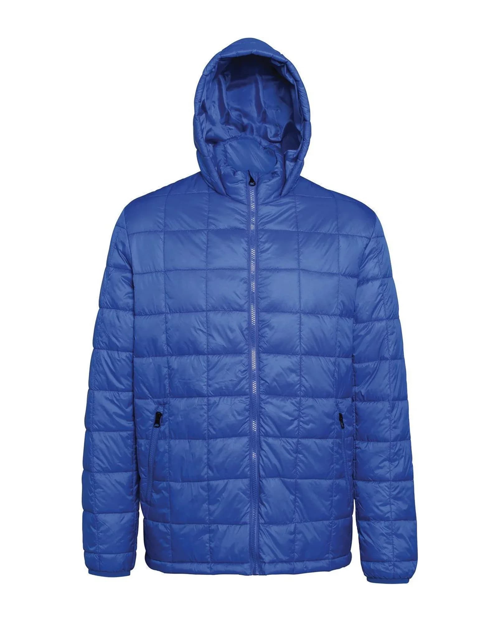 Box Quilt Hooded Jacket