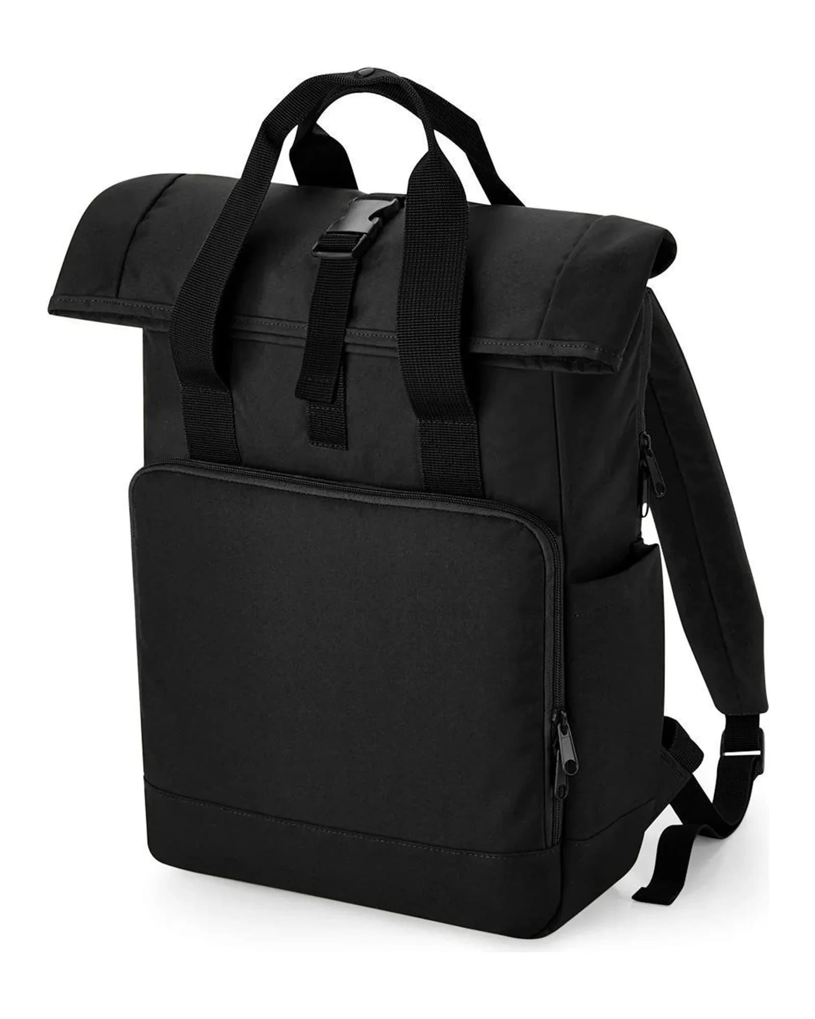 Recycled Twin Handle Roll-Top Laptop Backpack