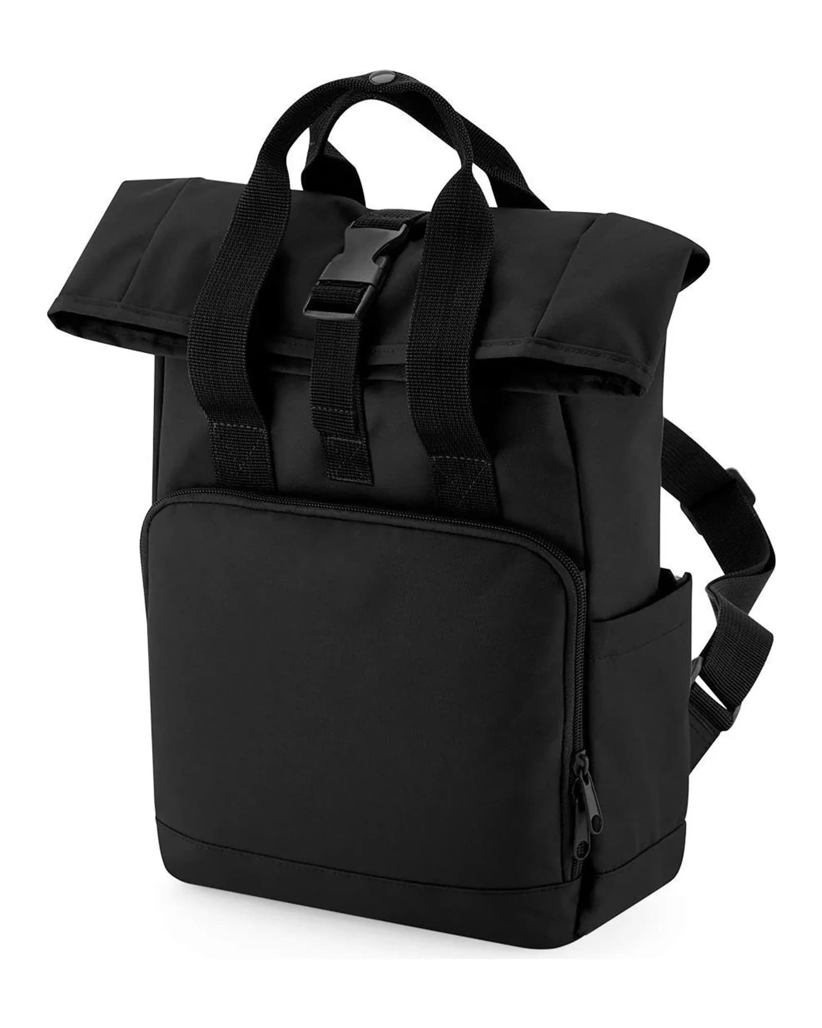 Recycled Mini Twin Handle Roll-Top Backpack