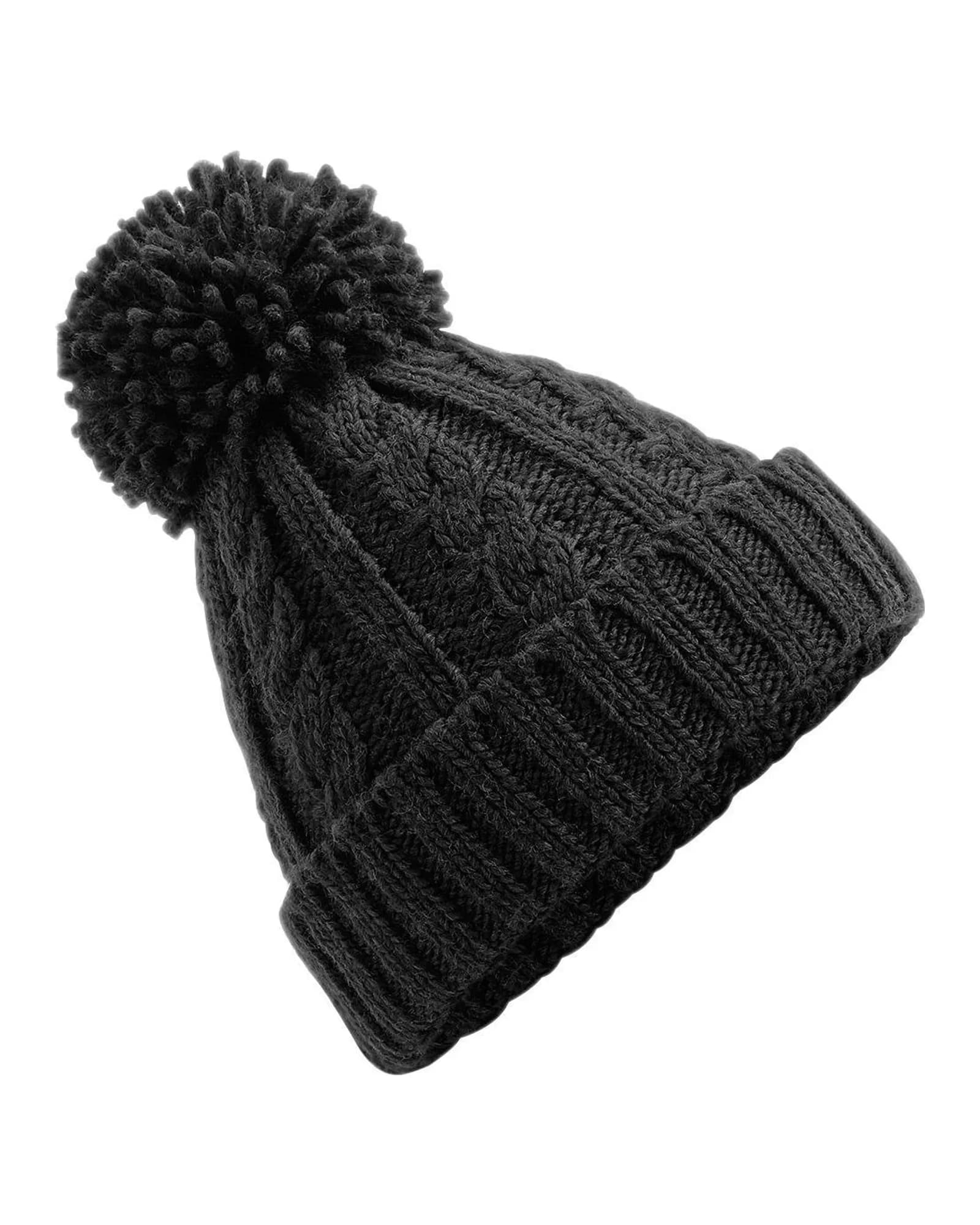Cable Knit Melange Beanie