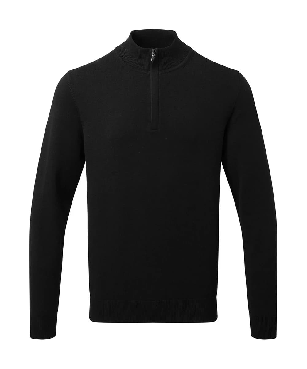 Men's Cotton Blend ¼ Zip Sweater