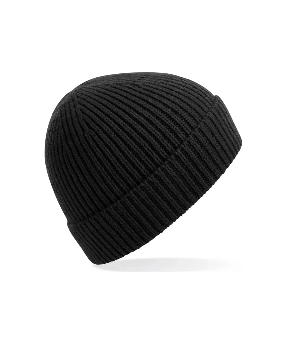 Engineered Knit Ribbed Beanie