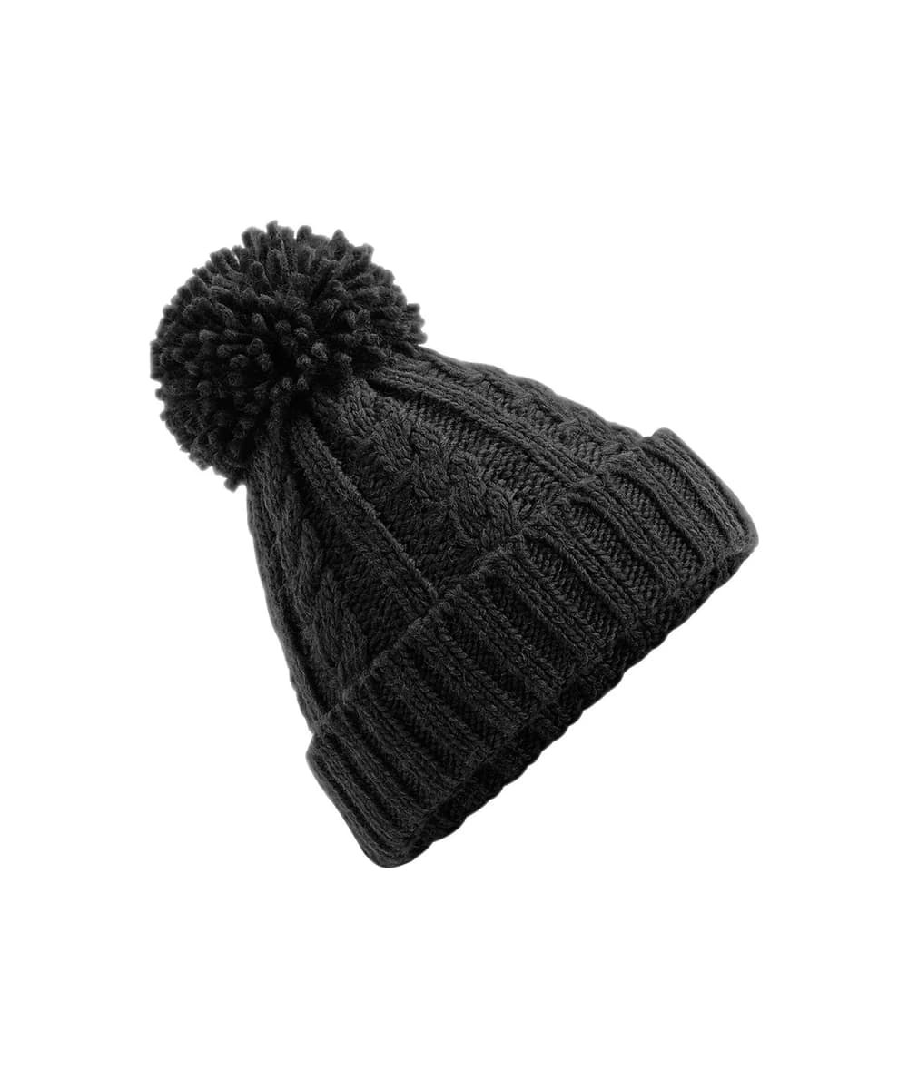 Cable Knit Melange Beanie