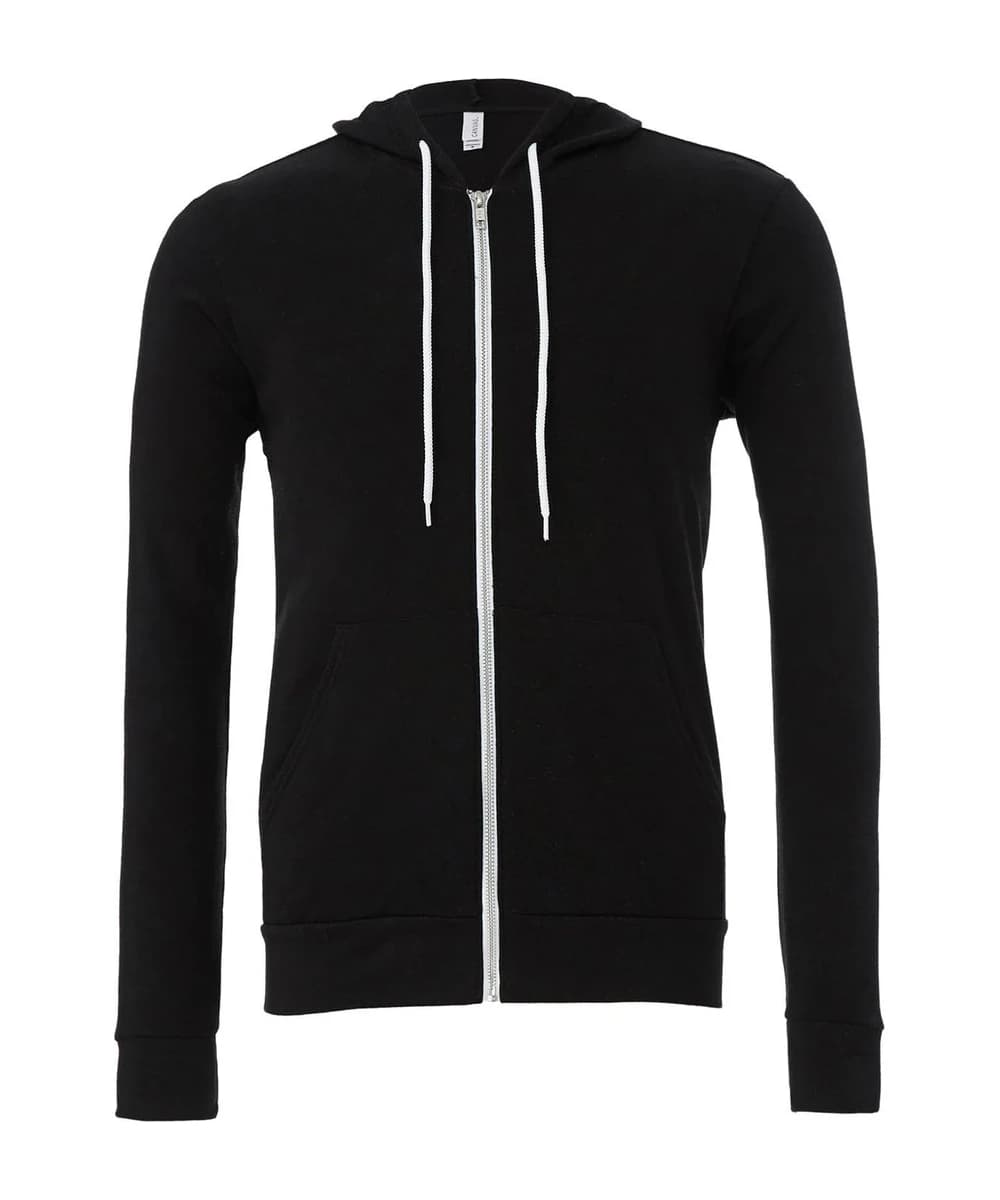 Unisex Polycotton Fleece Full-Zip Hoodie