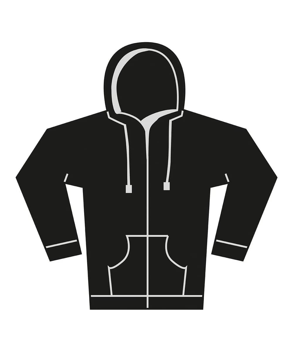 Unisex Heavy Full-Zip Hoodie