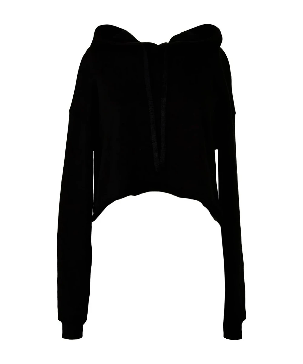 Women's Cropped Fleece Hoodie