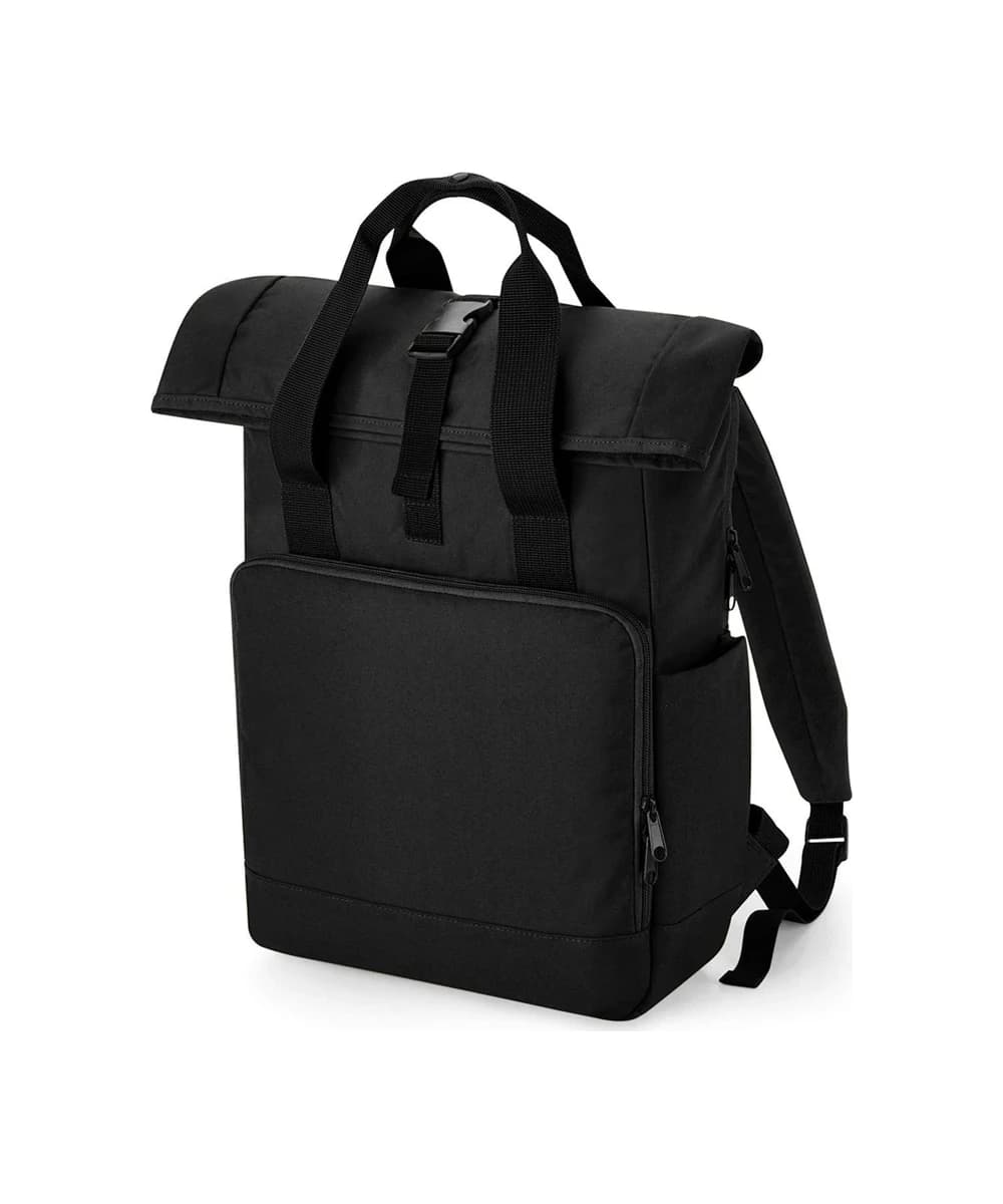 Recycled Twin Handle Roll-Top Laptop Backpack
