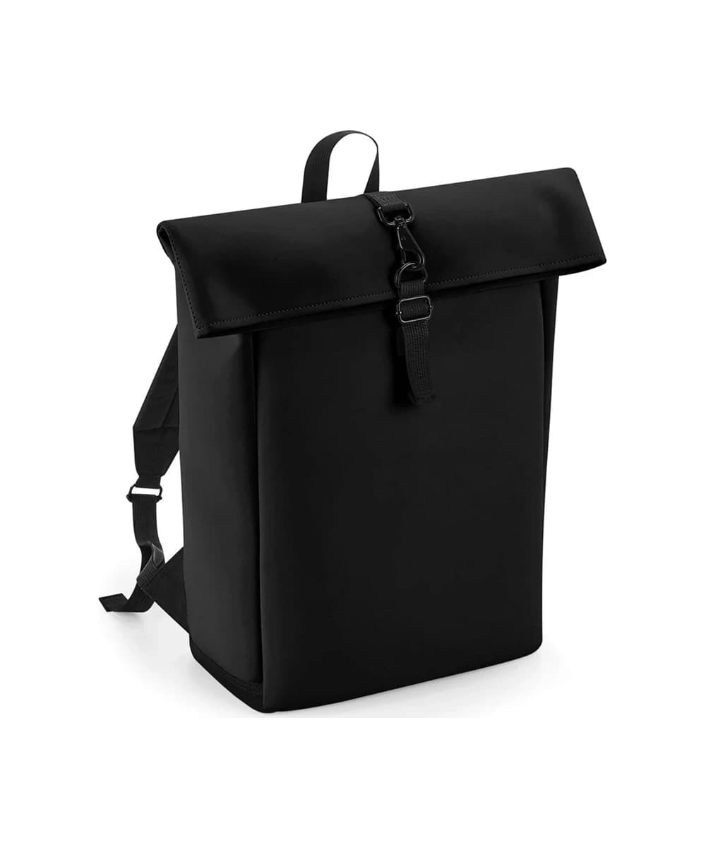 Matte Pu Rolltop Backpack