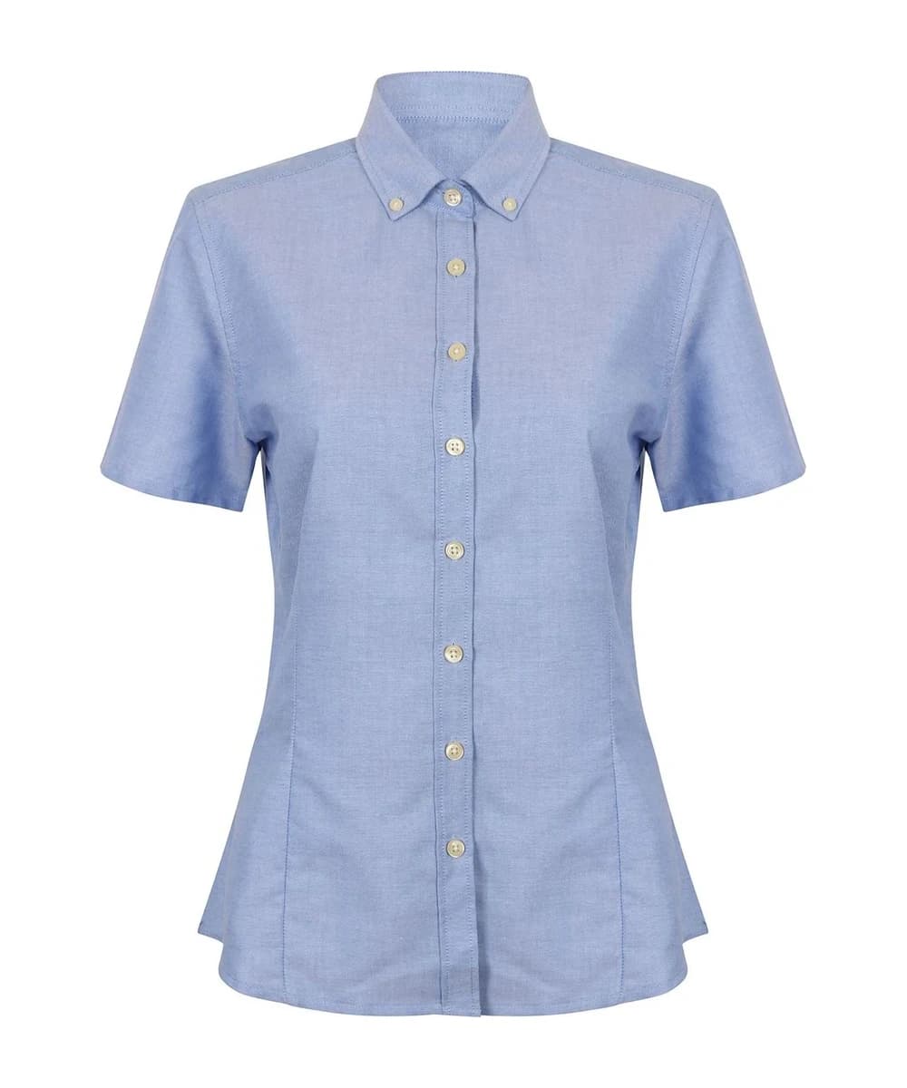 Women's Modern Short Sleeve Oxford Shirt