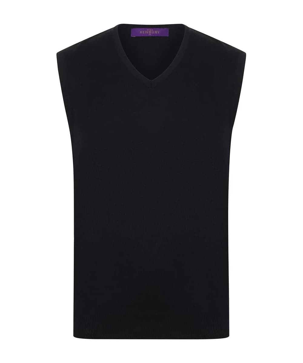 Sleeveless V-Neck Jumper