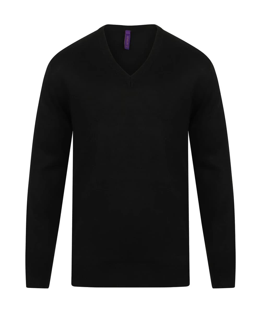 Cashmere Touch Acrylic V-Neck Jumper