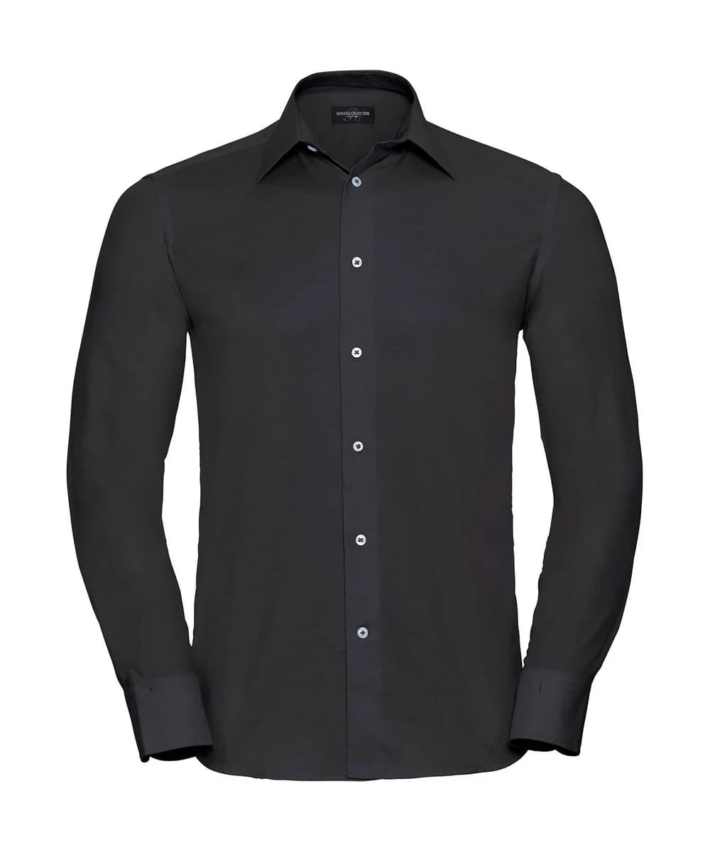 Long Sleeve Easycare Tailored Oxford Shirt
