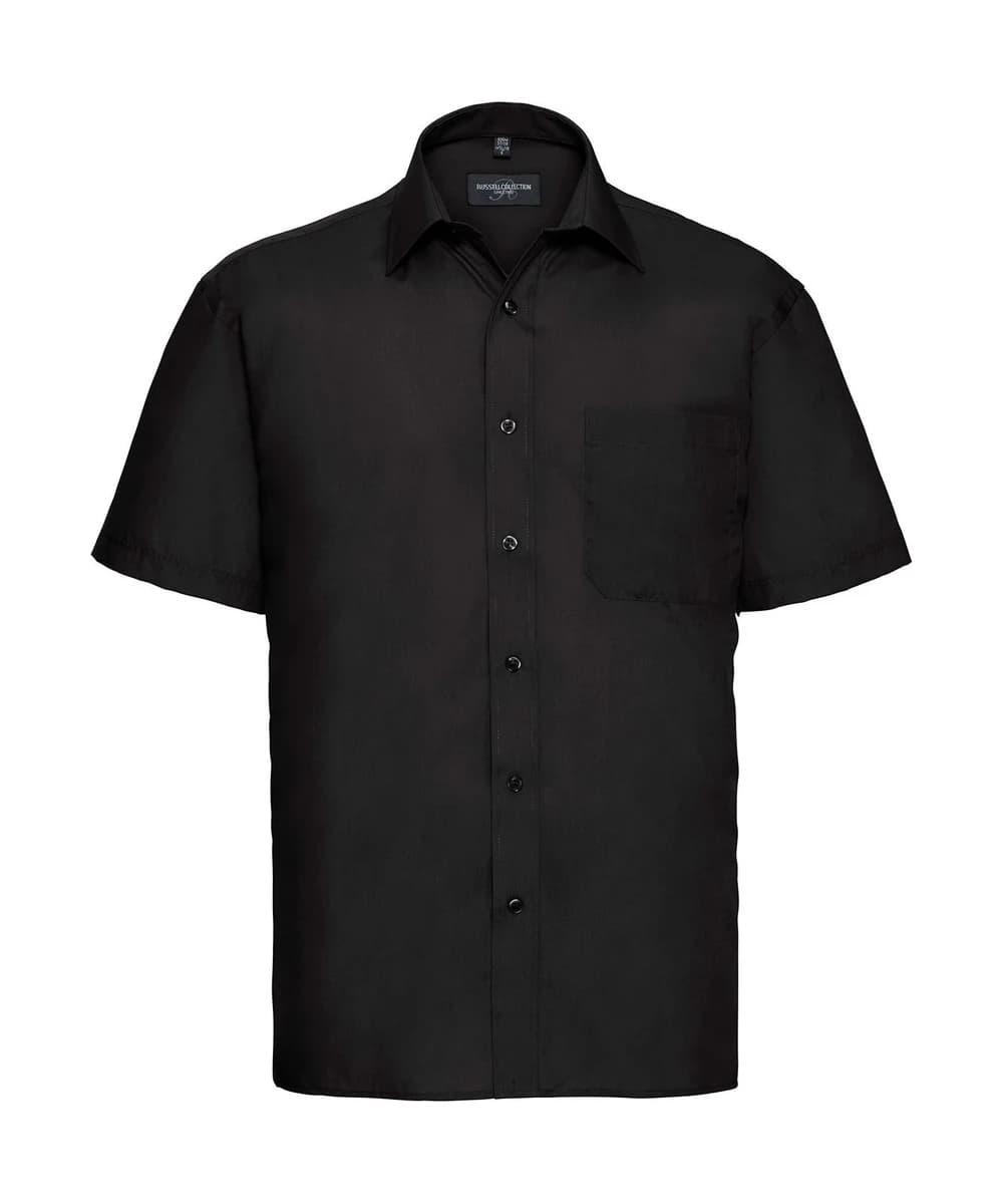 Short Sleeve Polycotton Easycare Poplin Shirt