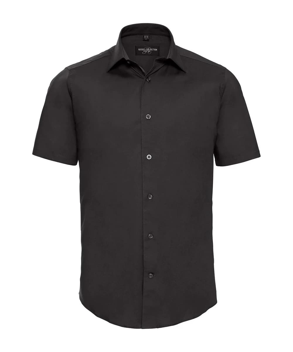Short Sleeve Easycare Fitted Shirt