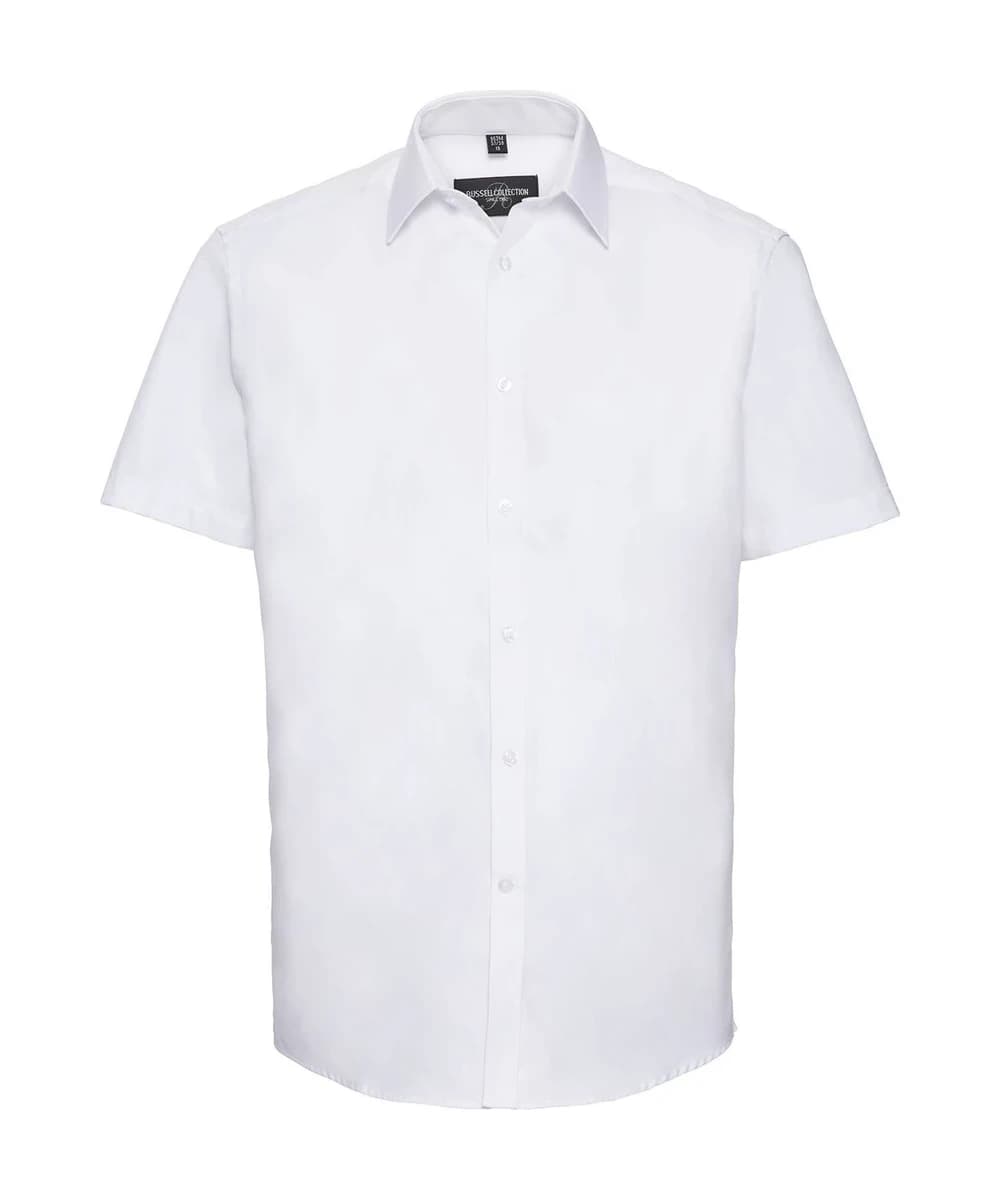 Short Sleeve Herringbone Shirt