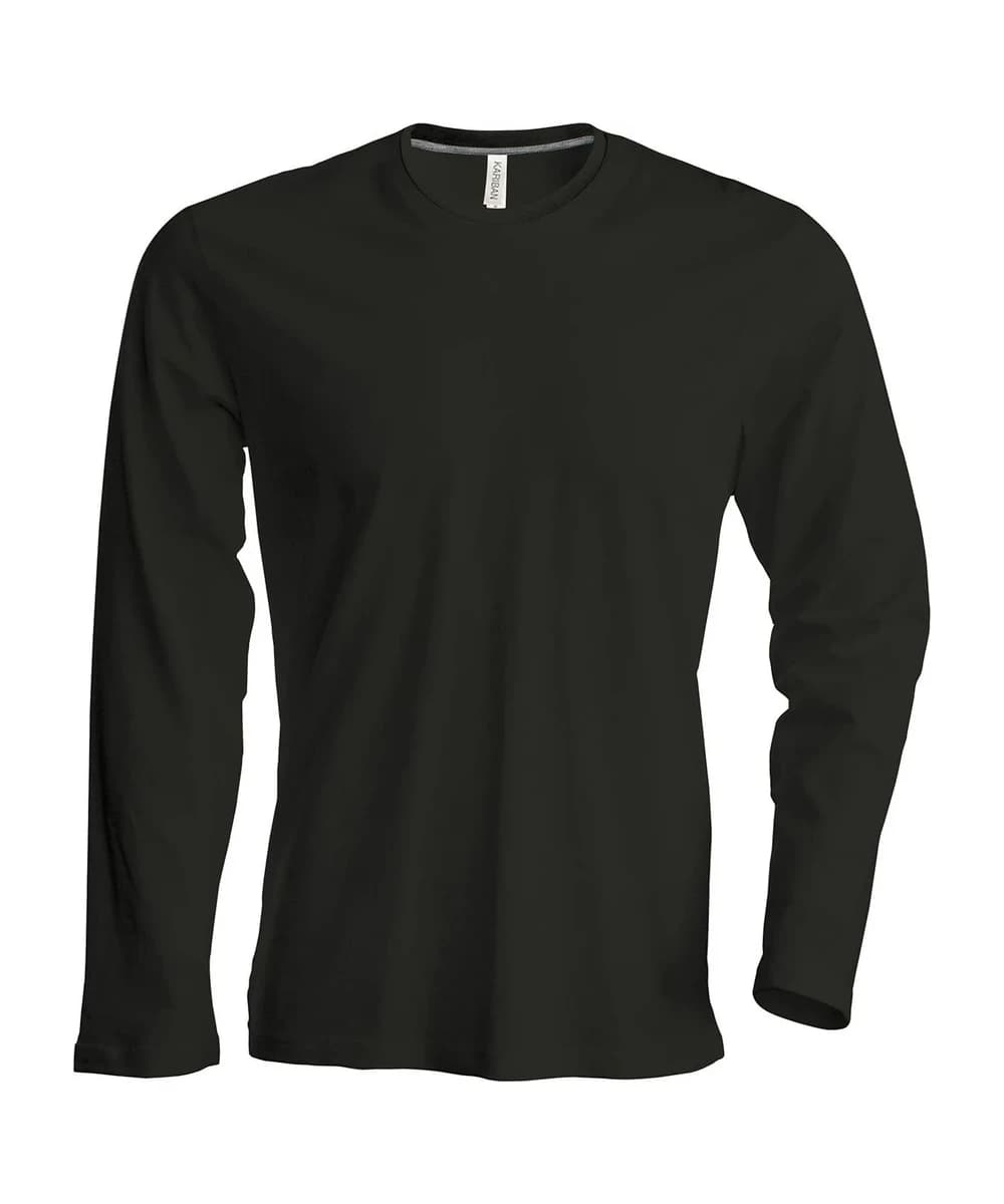 Men's Long-Sleeved Crew Neck T-Shirt