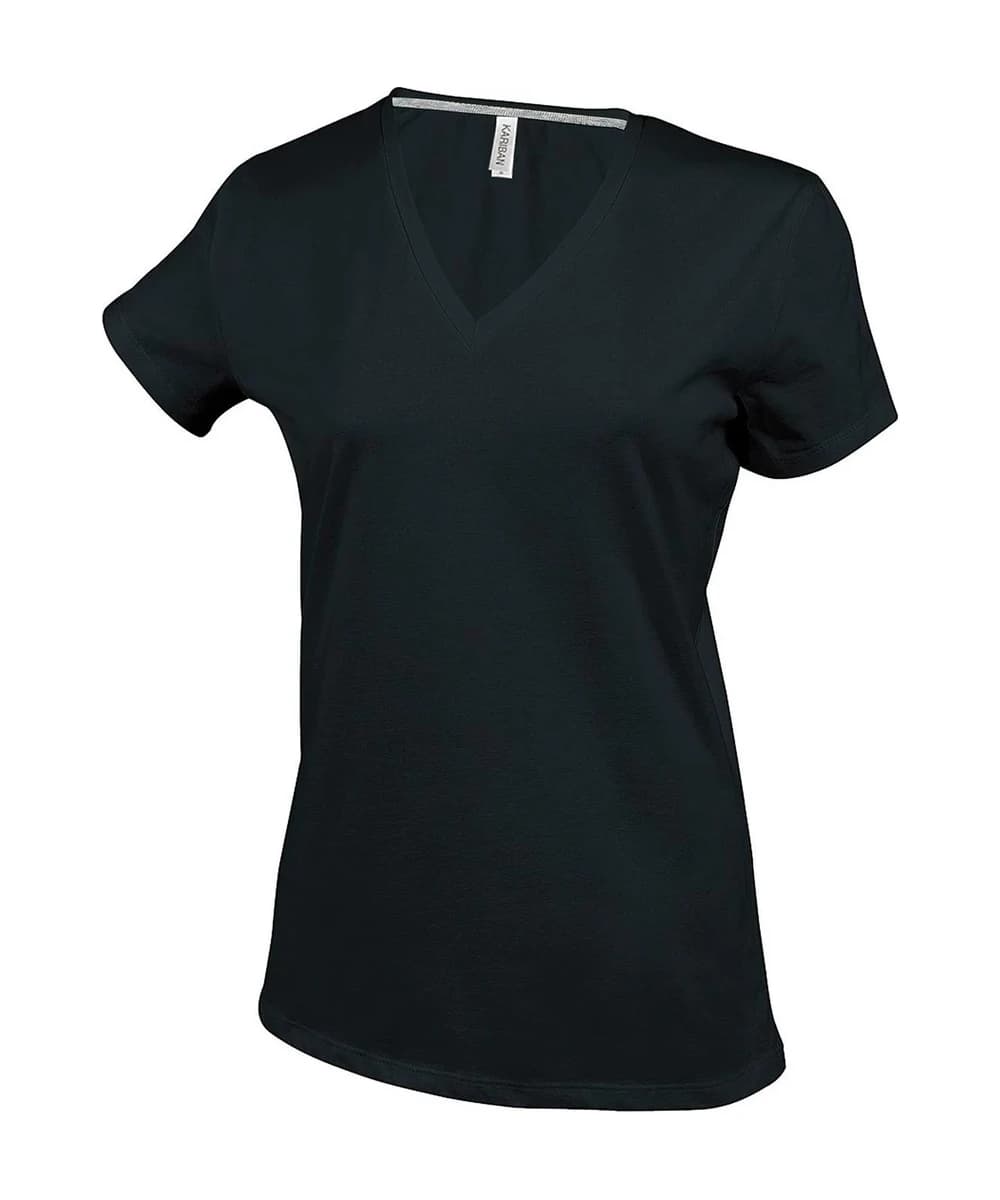 Ladies' Short-Sleeved V-Neck T-Shirt