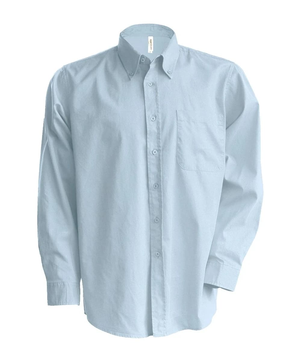 Men's Long-Sleeved Oxford Shirt