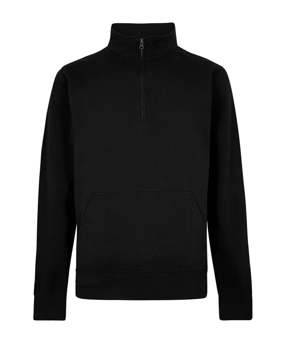 Regular Fit 1/4-Zip Piqué Sweatshirt