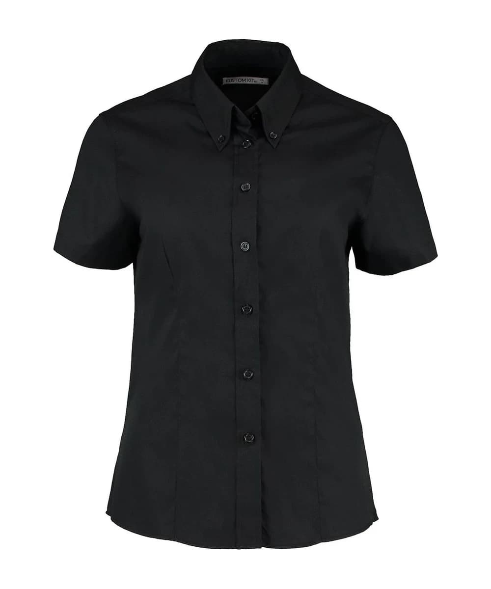 Women's Corporate Oxford Blouse Short-Sleeved (tailored Fit)