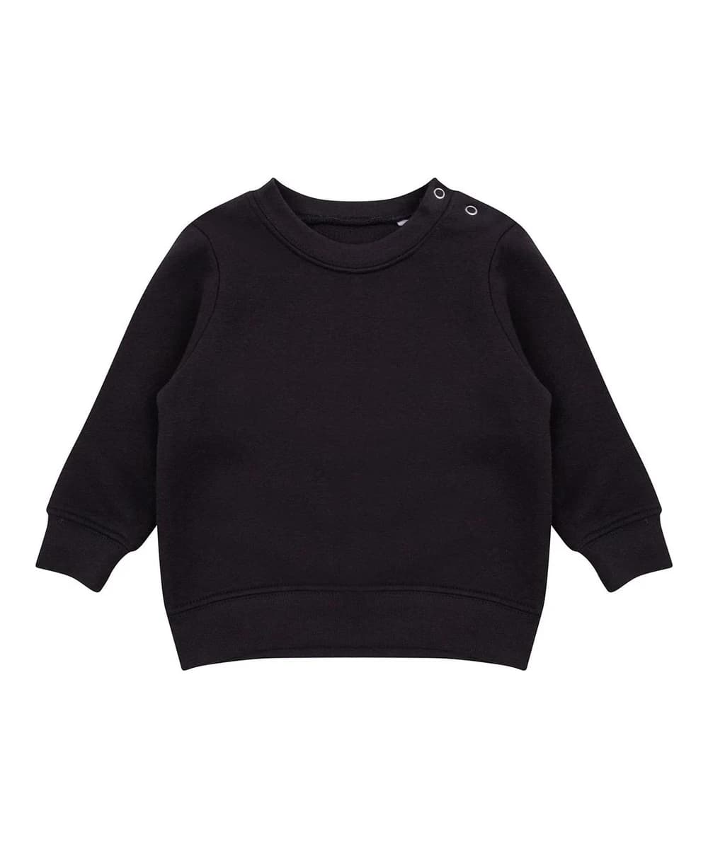 Crew Neck Sweatshirt With Shoulder Poppers