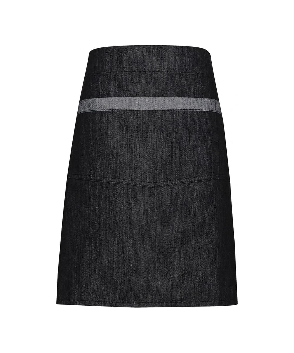 Domain Contrast Denim Waist Apron