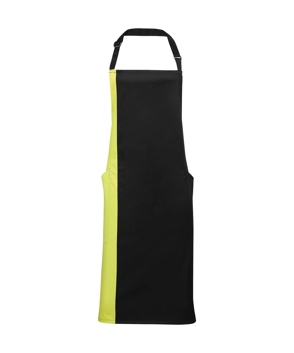 Contrast Bib Apron